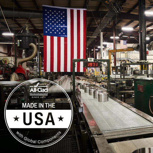 All-Clad D5 Stainless Steel 10-Piece Cookware Set, Made in USA, Fry Pans, Saucepan, Sauté Pan, Stockpot, Oven & Induction Safe